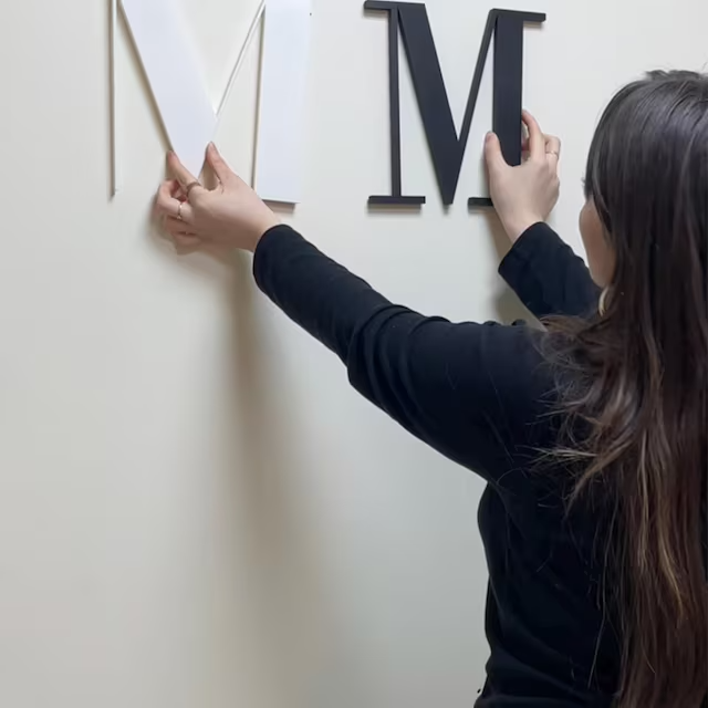 Individuelle 3D-Buchstaben nach Höhe